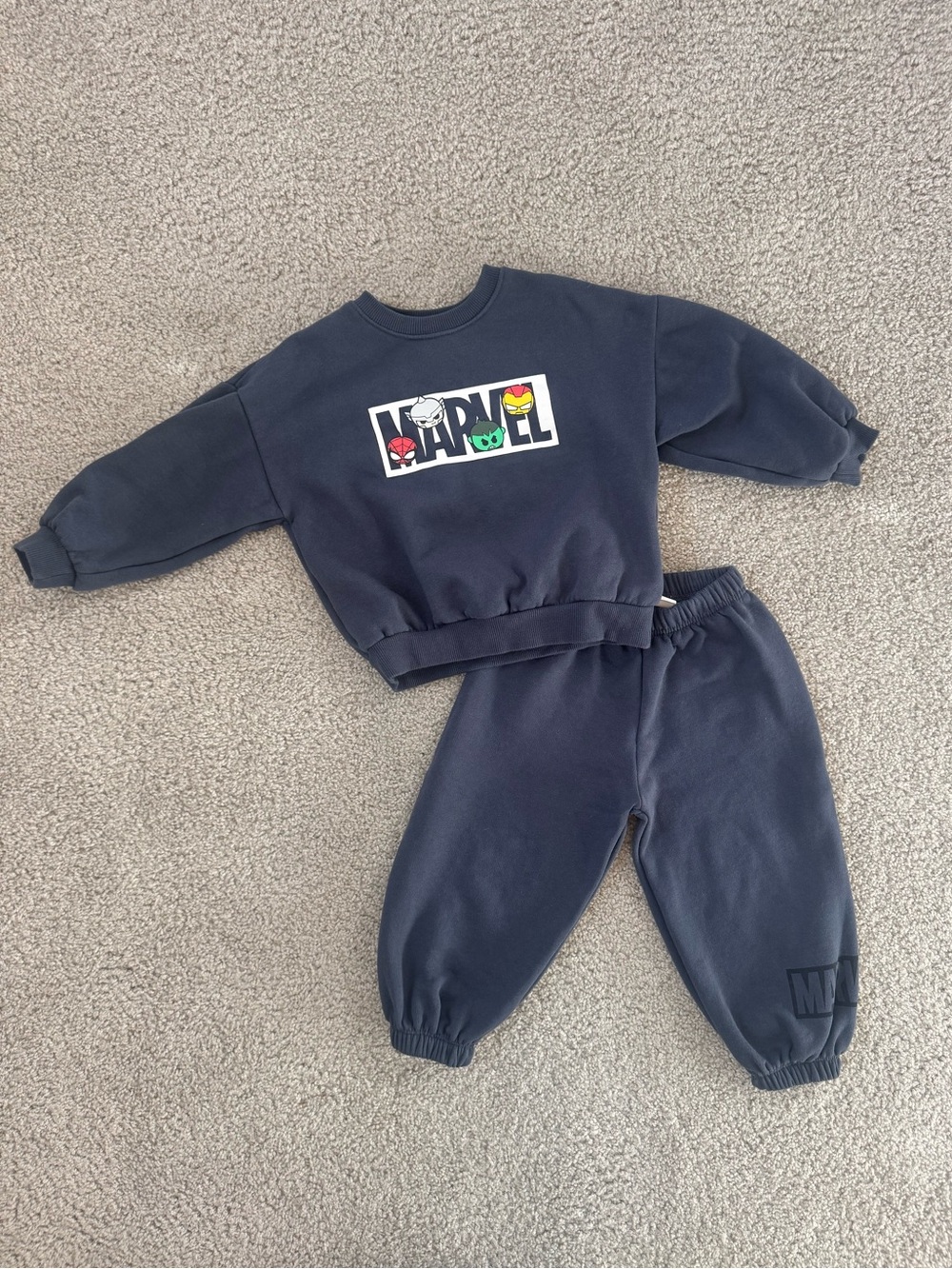 ZARA Kids Marvel Fleece Sweatsuit